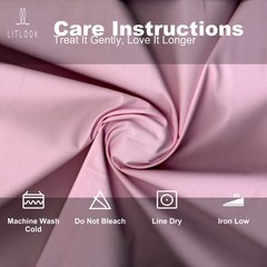 Cotton Stretch Poplin Fabric by the Yard — 58″ Wide, 8 Colors