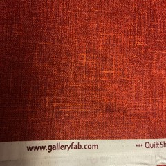 Rust Cotton Fabric – Gallery Fabric – 6 Yds.