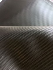 SHIPS FOLDED Black Carbon Fiber faux leather auto upholstery, Hospitality FABRIC