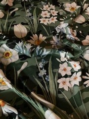 Authentic Monalisa Luxury dress fabric 162 x 148 cm. Made in Italy.