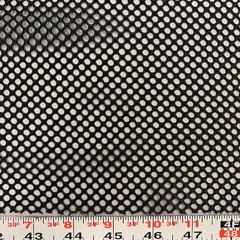 Mallory BLACK Polyester King Mesh Knit Fabric by the Yard – 10111
