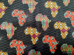joann african wax print cotton fabric black multicolor up to 45” wide BTY