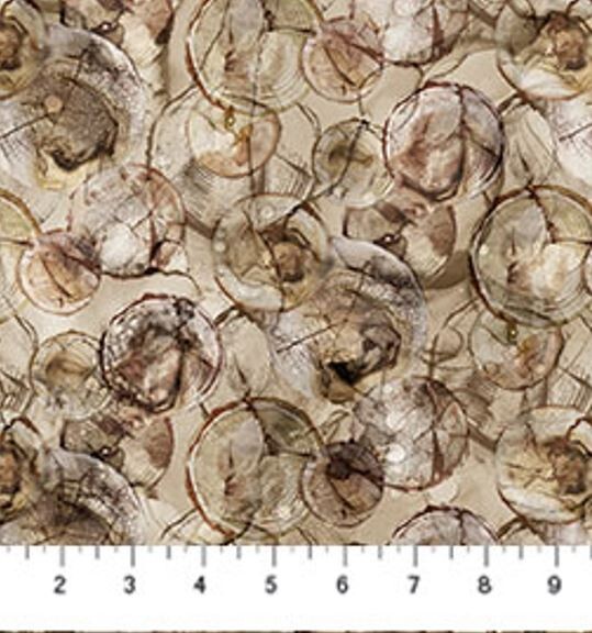 Cotton Wooden Logs Trees Bark Timber Brown Cotton Fabric Print by Yard D139.15