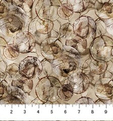 Cotton Wooden Logs Trees Bark Timber Brown Cotton Fabric Print by Yard D139.15