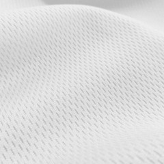 White Flat Back Dimple Mesh Athletic Uniform Jersey Fabric – 58″ Wide