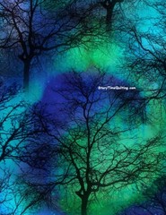 Northern Lights All over print Quilt fabric Cotton by Timeless Treasures BTY