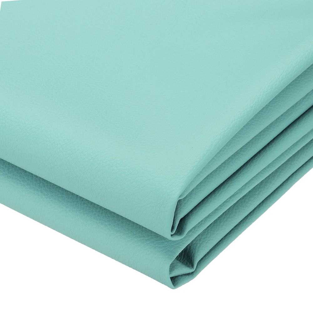 63×39.4in Faux Leather Sheets, Car Replacement Upholstery Soft PU Fabric, Green