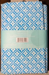 NEW (1) Yard Pre-Cut Waverly Inspirations “Woodblock Blue” Fabric. 100% Cotton.