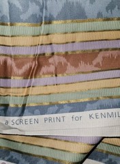 Boussac of France for Kenmill Vintage Fabric 100% Striped Cotton 3.5 Yards