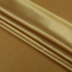 MDS Christmas Satin Fabric 5 Yards, 44″ Wide, Silky Smooth Charmeuse Sateen Gold