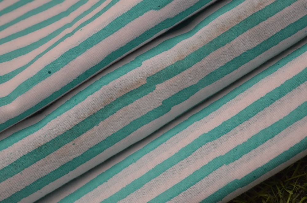 Hand Block Fabric 100%Cotton 20 Yard NO TARRIF CHARGES 100%✅ ZK_139*