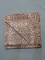 Vintage Wild Cat Light-Weight Berber / Sherpa Fleece Fabric 1 1/4 yards x 62″ W