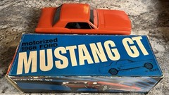 Vintage AMF Motorized Car, 1966 Ford Mustang Gt, Great Condition