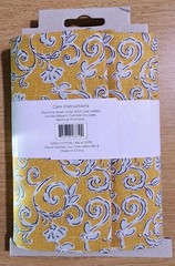 David Textiles – Yellow Floral Scroll 1 Yard Cut (36″x44″) 100% Cotton