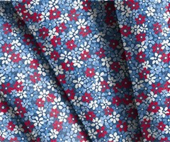 Front Porch Charm Patriotic 4th Ditsy Blue 4695-75 Fabric By half yd cont cuts