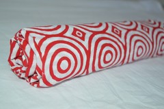 NO TARRIF CHARGES 100%✅ZK_264 Hand Block Circle Print 100%Cotton 5 Yard Fabric