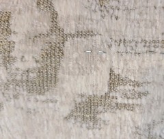 3 PCS Brown Cream Fabric Upholstery Samples Brocade Type Design 18″ X 23 1/2″