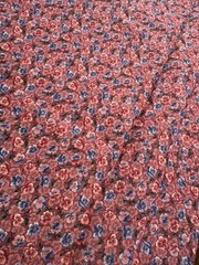 VIP Cotton Fabric Cranston PANSIES Dense FLORAL Pink Mauve Lavender 40″ x 44″