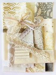 Shabby Chic Fabric, Ephemera Kit 20 Pieces Slow Stitch Junk Journal Crafting #22