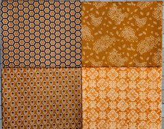 Quilt Shop Quality 16 FQs 4 Yards Cotton Fabric Civil War Repro Assorted Golds