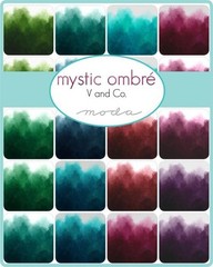 NEW! -Mystic Ombre Dessert Roll 10876DR Moda Precuts (20) 5″ x 44″ strips by V a