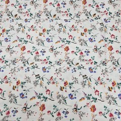 Fat Quarter Bundle Lot Of 5 Low Volume Floral 100% Cotton Flowers Botanical