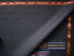 97% SUPER 150’s WOOL WORSTED & 3% CASHMERE SUITING FABRIC MADE IN ENGLAND =3.4 m