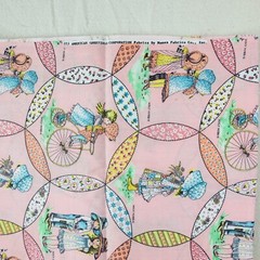 Vintage Holly Hobby Fabric 51″ x 44″ Quilt Craft Bonnet American Greetings Mane