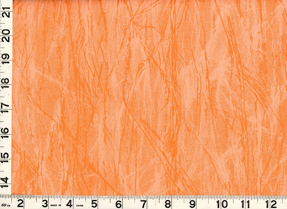 Dark on Light Orange Cracked Ice Blender Quilting Sewing Fabric by Yard #2308