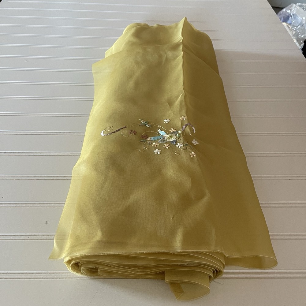 SILK Mustard Yellow FABRIC 10 Yards x 22 Inches Wide or 360 Inches x 22 Wide