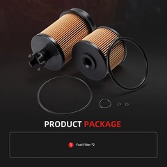2Pcs Fuel Filter Fit for Hino M4 M5 2022 2023 2024, for Hino 155 2017 2018 2019,