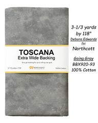 Toscana Extra Wide Quilt Back 118×120″ Cotton fabric Northcott BBX9020-444 Blue