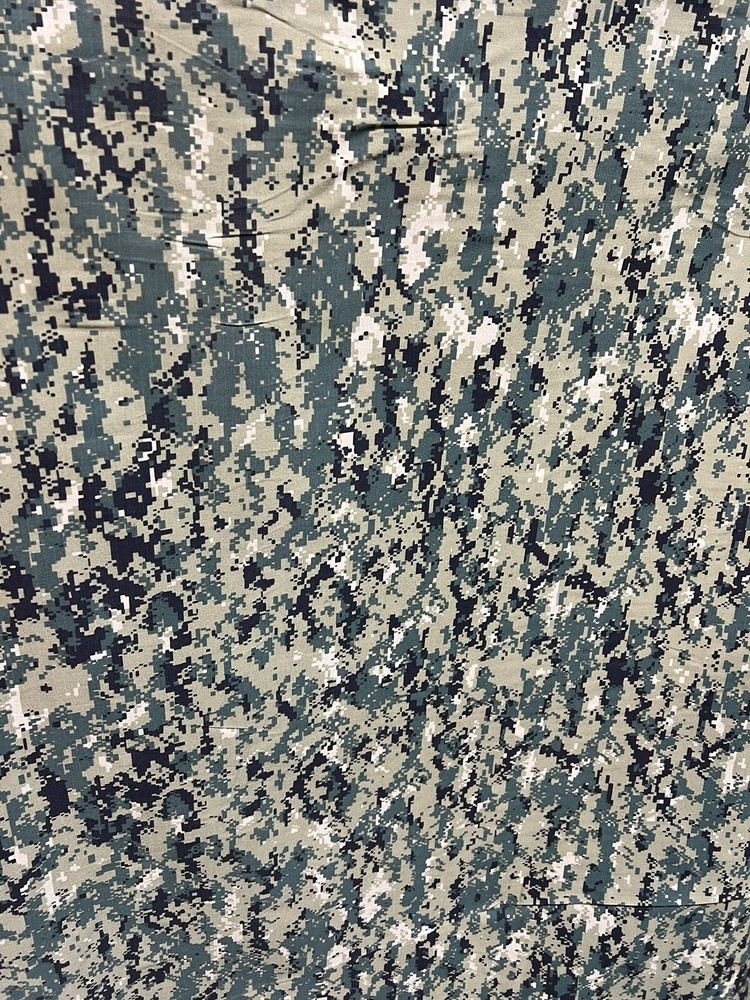 Green Digital Camo NYCO RIPSTOP CAMOUFLAGE FABRIC MILITARY BDU 65″