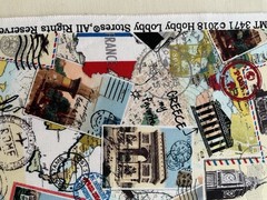 Cotton Fabric Travel World BY Hobby Lobby 44”X 36”500