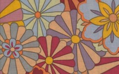 KAFFE FASSETT RADIATION BROWN PWGP115 1/2 yard original issue 2 yd piece avail