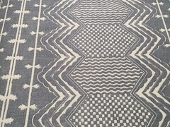 2.5YD FERMOIE UK Abbey Stripe Union Fabric w/ Custom Knit Backing $1144 Retail*