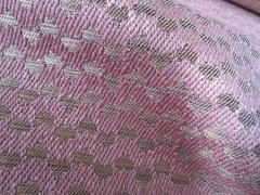 Plum Gold Lurex Thread Upholstery Fabric 54″ from fold line to shortest cut