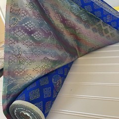 SILK BLUE FABRIC 10 Yards x 23 Inches Wide or 360 Inches x 23 Wide