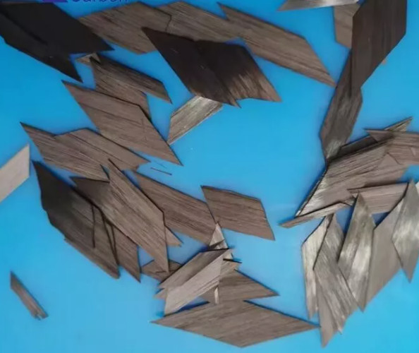 100g Carbon Fiber Chopped Wire Forged Cut Short Fibre Diamond Shaped Flake new