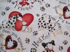 4 individual Cat and Dog Fabrics-NEW