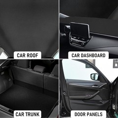 Automotive Universal Flat Knit Headliner Fabric With Foam Backing /60″ Wide