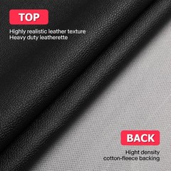 Vinyl Faux Leather Fabric 54×12 Inch Upholstery DIY Craft Material