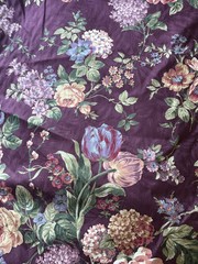 9 Yards Floral Broadcloth DuPont Teflon Vintage 1996