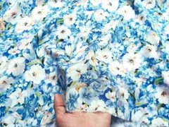 55” Wide By Yards Vintage Rayon Material Viscose Fabric For Dress Shirt Robe