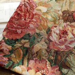 Vintage French Luxury Flowers Decorative Jacquard Tapestry Fabrics 58″Wide New