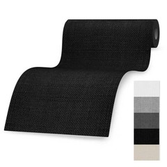 Linen Furniture Sofa Repair Tape 5×80 inch Self Adhesive Black Fabric Tape