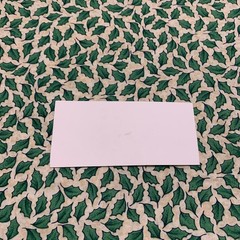 Vtg Possibilities Green Holly Leaf Fabric By Smith & Milligan Henry Glass 1+ Yds