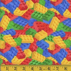 Cotton Building Blocks Color Stack Construction Toys Cotton Fabric Print D666.38
