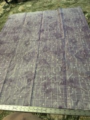 Vintage 1960s Brookhaven Zodiac Astrology Fabric 37 X 43 Condition!