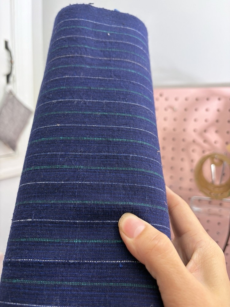 8 yard Vintage Chinese Homespun Cotton Fabric Old Stock 38cm Wide